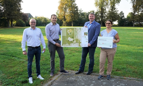 Carsten Hille, Marco Köster, Nils Neuhäuser und Sarah Zapf (v. li.).