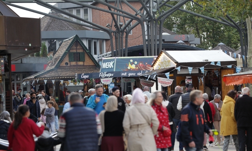 Trotz niedriger Temperaturen war der verkaufsoffene Sonntag gut besucht.
