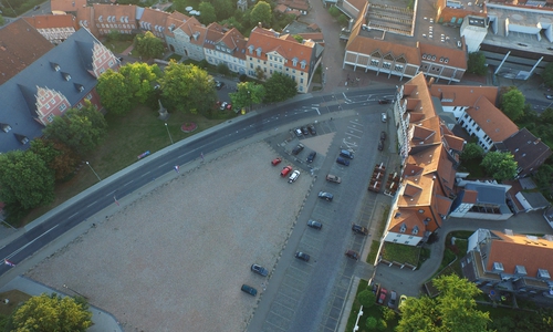 Der Schlossplatz Wolfenbüttel im Jahr 2015.