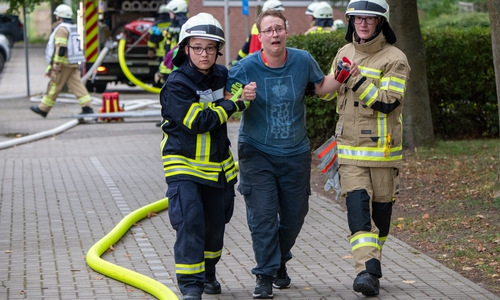 Großübung Grundschule in Groß Elbe