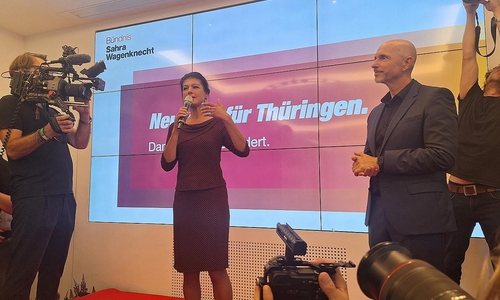 Sahra Wagenknecht am 01.09.2024