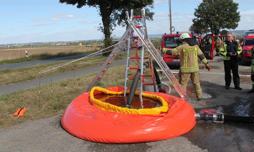 Feuerwehren aus Helmstedt übten im Landkreis Wolfenbüttel