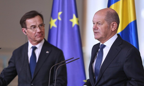 Ulf Kristersson und Olaf Scholz am 17.01.2025