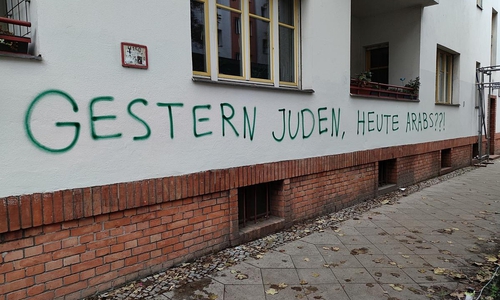 Beschmierte Hauswand (Archiv)