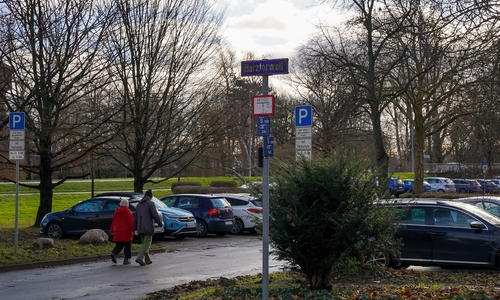 Dieser Parkplatz wird an zwei Tagen nicht zur Verfügung stehen. Archivbild