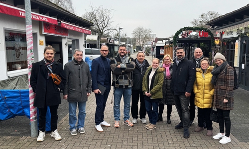 Eigentümertreffen im Kaufhof.