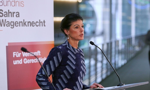 Sahra Wagenknecht am 28.01.2025