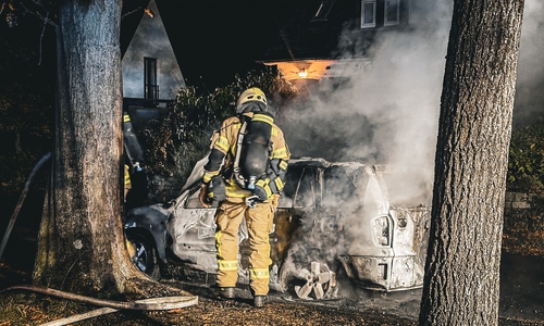 Das Auto war nicht mehr zu retten.