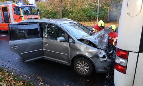 Auf der Kattowitzer Straße kam es am heutigen Freitag zu einem Auffahrunfall.