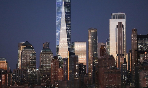 Financial District von New York City (Archiv)
