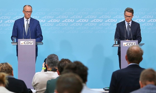 Friedrich Merz und Carsten Linnemann am 20.10.2025