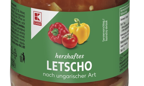 Das betroffene Letscho.