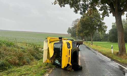 Verkehrsunfall auf der L 493 zwischen dem Upstedter Kreuz und Bodenburg (Archiv)