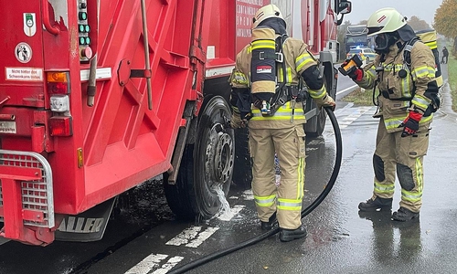 Feuerwehr an der Einsatzstelle (Archiv)