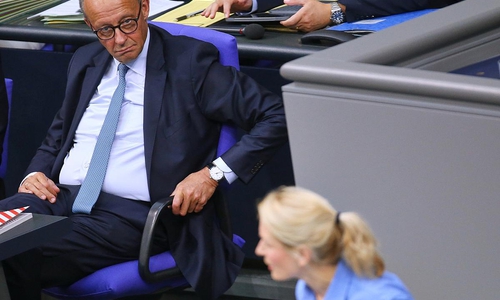 Friedrich Merz und Ines Schwerdtner (Archiv)