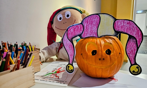 Natürlich darf auch ein "Tillkürbis" nicht fehlen.