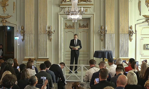 Bekanntgabe von Literatur-Nobelpreis (Archiv)