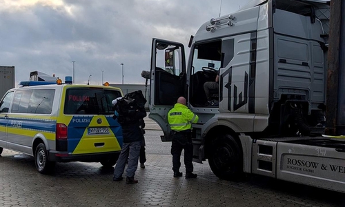 Kontrollsituation bei der A29 (Archiv)