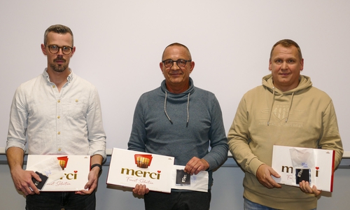 Die Gewählten: Kevin Schmidt, Christian Hellmeier und Hendrik Zimmermann (v. li.).