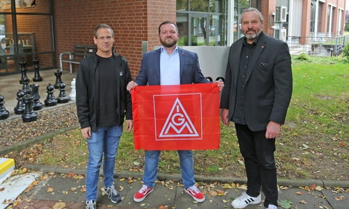 Patrick Harmening, Markus Hulm und Björn Harmening (v. li.).