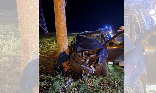 Auf der K42 kam es am Donnerstagabend zu einem Unfall. 