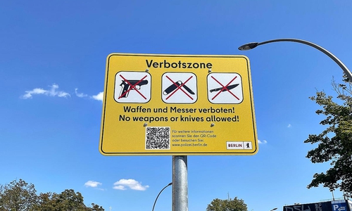 Waffenverbotszone in Berlin (Archiv)