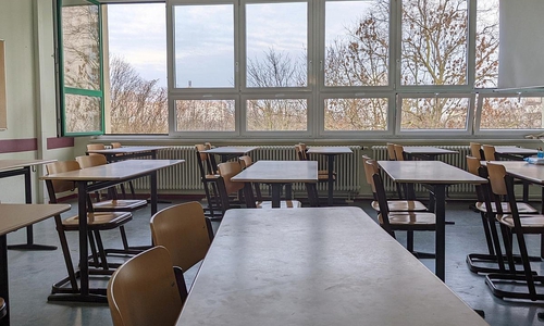 Die Klassenräume des Werner-von-Siemens-Gymnasiums dürften am Mittwoch wieder belebt sein (Symbolbild).