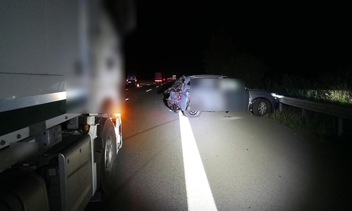 Tödlicher Verkehrsunfall auf der A1 (Archiv)