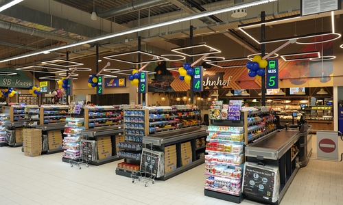  Im ehemaligen Kaufland-Gebäude ist nun ein EDEKA Center eingezogen.