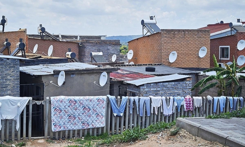 Ärmlicher Vorort von Johannesburg in Südafrika (Archiv)
