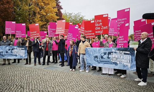 Demo des Unternehmerverbandes "Die Familienunternehmer" (Archiv)