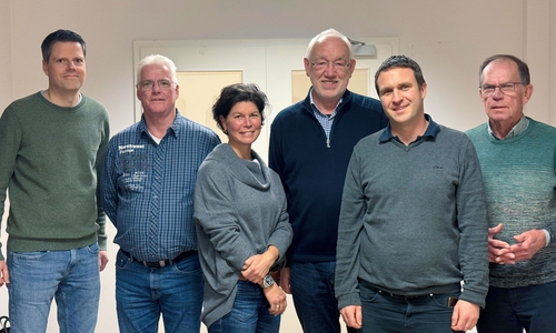 Von links: Matthias Thomas, Ralf Kiepert, Julia-K. Spittel-Dimitrijevic, Hans-Herbert Jagla, Michael Berger und Gerhard Wandt.