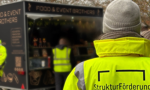 Die Struktur-Förderung Braunschweig feiert Bergfest bei der Stadthallen-Sanierung. 