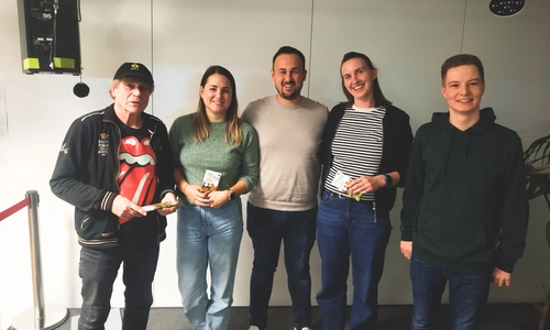 Der neu gewählte Vorstand: Wolfgang Rosenthal, Jana Göhe-Akdeniz, Christoph Müller, Nele Brinschwitz und Jannik Lorengel (v. li.). 