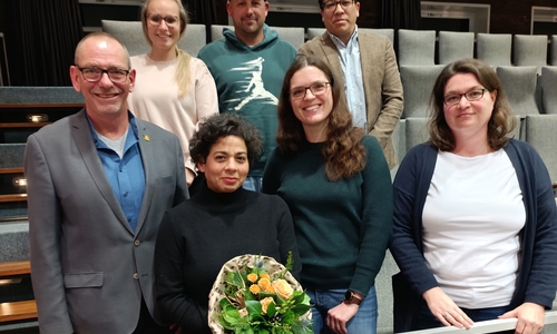 Henrik Kühn, Vivien Kraas, Maike Geßing, Dennis Mauke, Nicole Siemens, Jens Jagdmann und Hilke-Inse Mittag (v. li.).