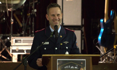 Ortsbrandmeister Jan Kienast.