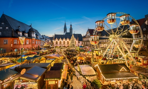 Der Goslarer Weihnachtsmarkt. Archivbild