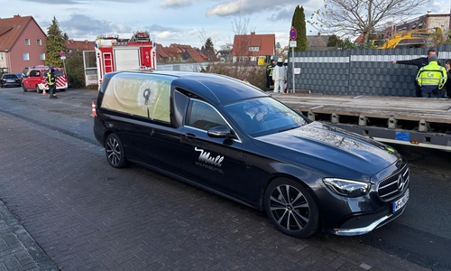 Der Leichnam wurde durch einen Bestatter geborgen