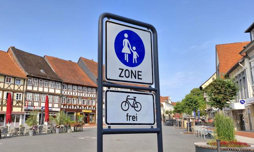 Hier können Fahrradfahrer jetzt dauerhaft fahren.