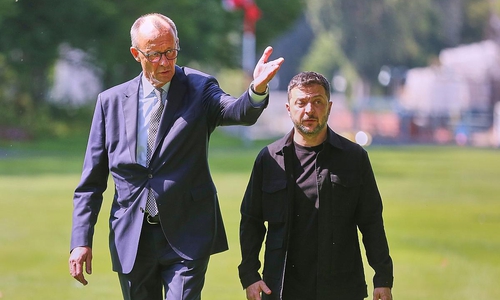 Friedrich Merz und Wolodymyr Selenskyj (Archiv)