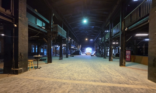 Ende November durften wir während der Umbauarbeiten einen Blick ins Innere werfen.