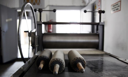 ie Druckwerkstatt der Städtischen Galerie im Schloss Wolfsburg. 