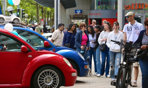 Im Juni veranstaltet die WMG die beliebte Auto- und Zweiradmeile in der Wolfsburger Innenstadt.