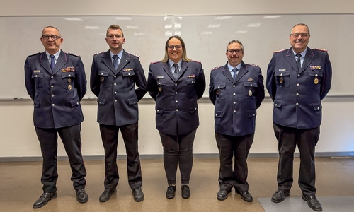 Die neue Führung der Stadtjugendfeuerwehr Goslar wurde vorgestellt..