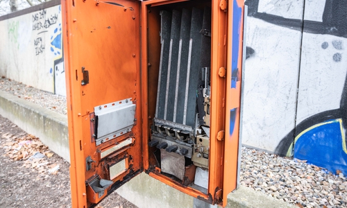 Der gesprengte Automat.