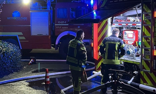 Großbrand auf Flugplatz im Landkreis Cloppenburg (Archiv)