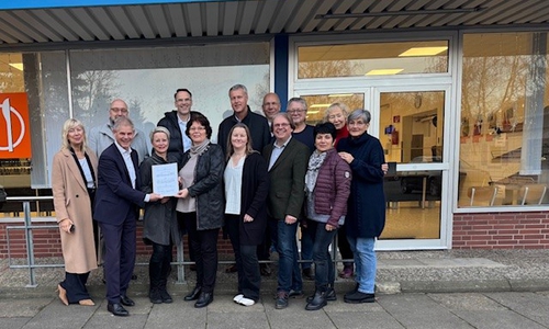 Freude bei allen Beteiligten über den Erhalt des Tafel-Standorts.