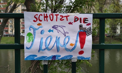Tierschutz-Plakat (Archiv)