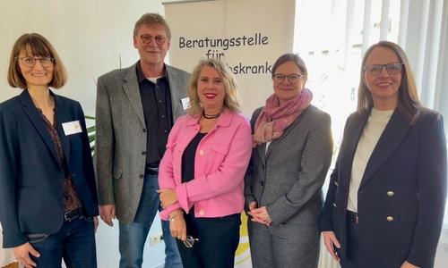 v. l. n. r.: Ulrike Hippler, Jürgen Siegmund, Annette Schütze, Dr. Christina Rentzsch und Heike Otto