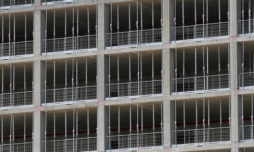 Hochhaus-Baustelle (Archiv)